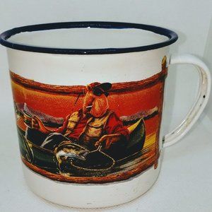 Vintage Joe Camel Enameled Coffee Mug,  1993 EUC